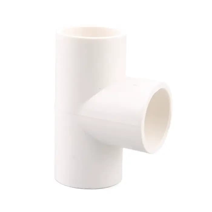 Raccords de tuyaux en PVC blanc, coude droit, connecteur croisé en T, adaptateur de tuyau d'eau, Joi