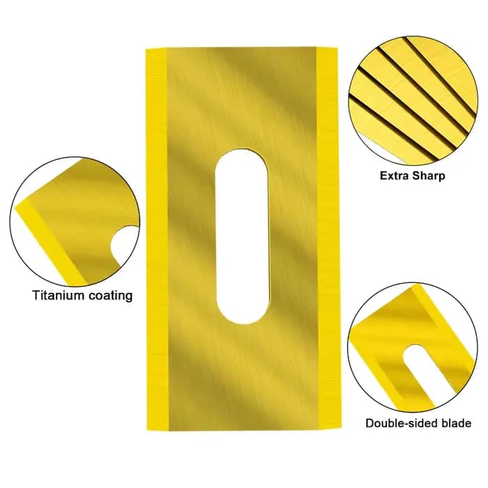 30 pièces 35.8*18.5*0.65mm lame de tondeuse à gazon pièce de rechange d'herbe pour Husqvarna Automow