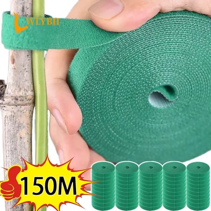 Bande de Support pour plantes en Nylon, attache de câble de fixation auto-adhésive pour plantes de j