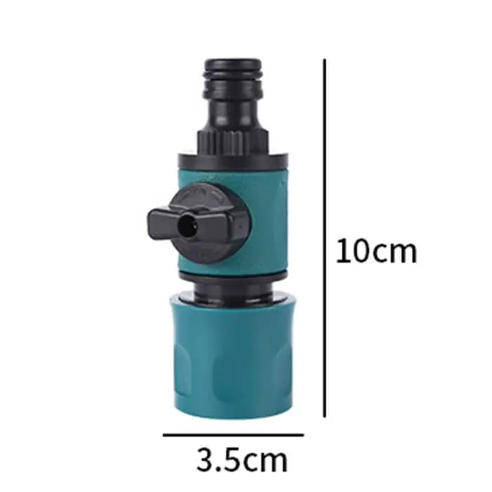 Tuyau d'arrosage, robinet en ligne, raccord de Valve d'arrêt, connecteur rapide d'arrosage avec Valv