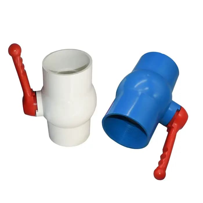 Robinet à tournant sphérique en PVC, Type filetage et prise 20 ~ 90mm, raccords d'irrigation de jard