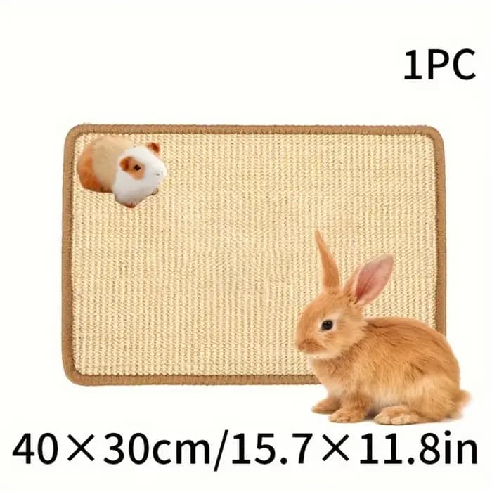 Tapis à mâcher et à gratter pour lapin – Coussin antidérapant en fibre naturelle |   Sous-vêtements 