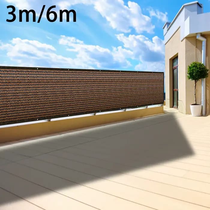 Filet de pare-soleil pour balcon, écran de clôture de confidentialité, panneaux Anti-UV extérieurs, 