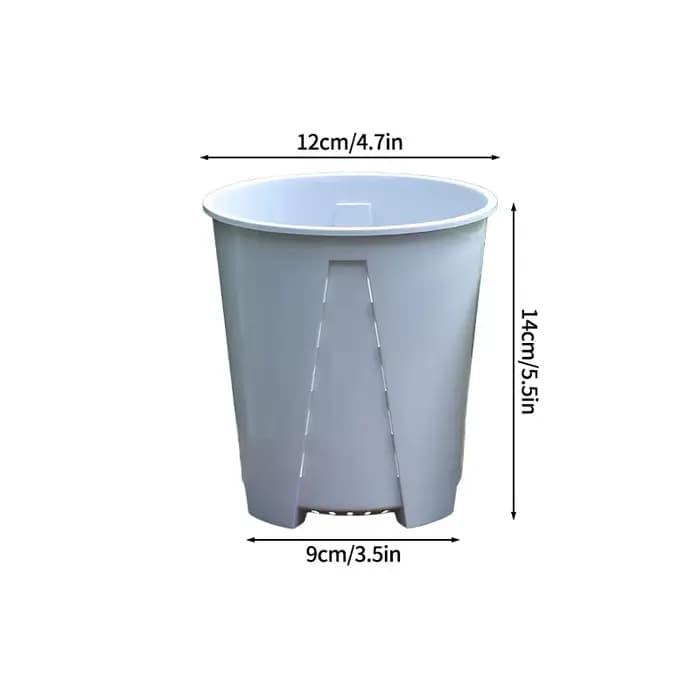 Grand Pot de fleurs en plastique avec Drainage, plantes d'intérieur, bonsaï, balcon, avec plateau, d