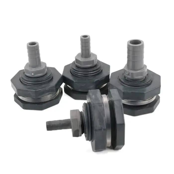 Connecteur de réservoir d'eau en PVC, Tube G1/2 à 8/10/12/16mm, adaptateur de réservoir de poisson d