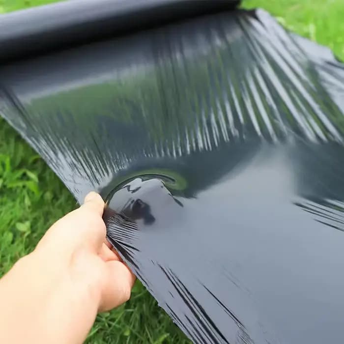 HEMAN Agriculture désherbage pain noir 0.8m largeur épaissir 0.01mm serre végétale fraise Film plast