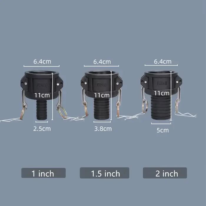 Adaptateur de réservoir d'eau IBC épais de haute qualité, connecteur de Valve IBC A200 et Pack combi