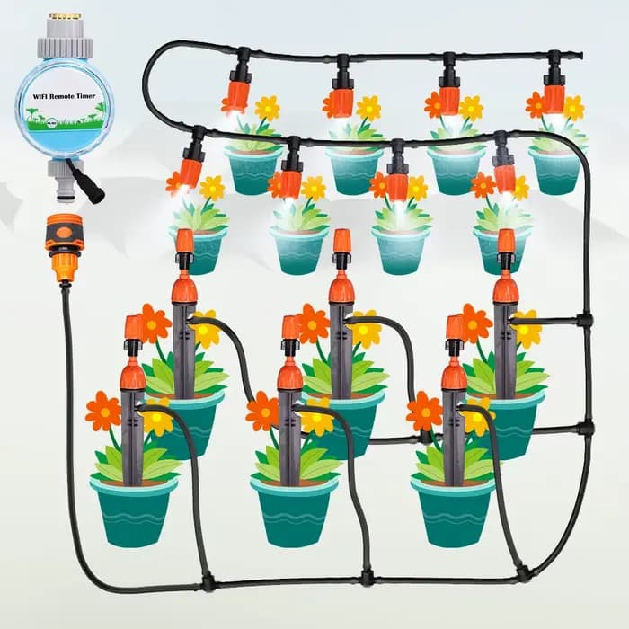 Tuyau d'arrosage de jardin 5M-140M, 1/8 pouces, 1/4 pouces, 3/8 pouces, Tube souple en PVC, Micro Tu