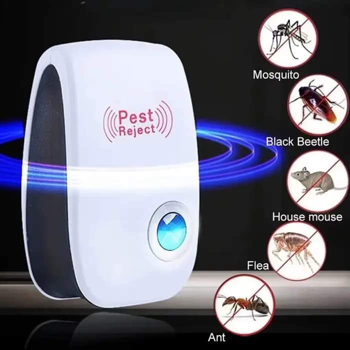 Répulsif Électronique Anti-Nuisibles 2026 Amélioré, Ultrasonique, à Brancher, pour Souris, Moustique