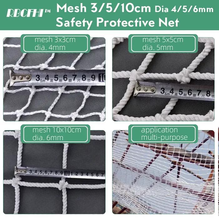 Filet de protection de sécurité anti-chute pour plantes de jardin, filet d'escalade, garde-corps de 