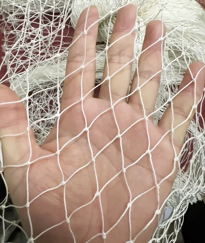 Filet en nylon robuste, filet anti-oiseaux noué, filet de protection pour clôture et cultures de jar