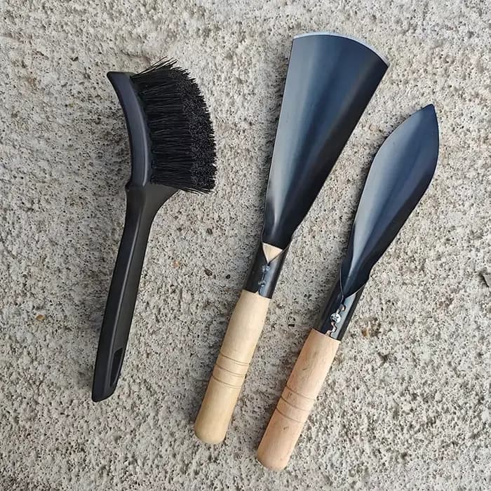 Ensemble de 3 outils de nettoyage très efficaces pour l'élimination des débris d'herbe, comprenant u