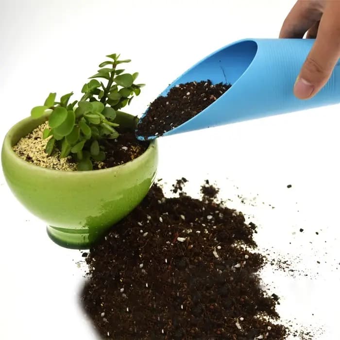 Seau en plastique pelle en pot cylindre de culture Mini plante charnue sol pelle et pelle jardinage