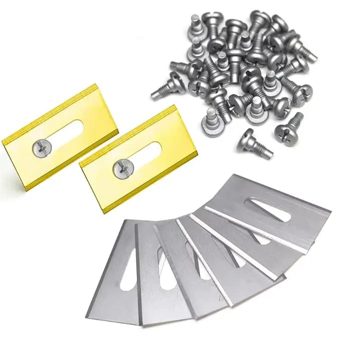 30 pièces 35.8*18.5*0.65mm lame de tondeuse à gazon pièce de rechange d'herbe pour Husqvarna Automow