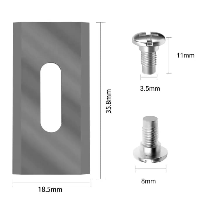 30 pièces 35.8*18.5*0.65mm lame de tondeuse à gazon pièce de rechange d'herbe pour Husqvarna Automow
