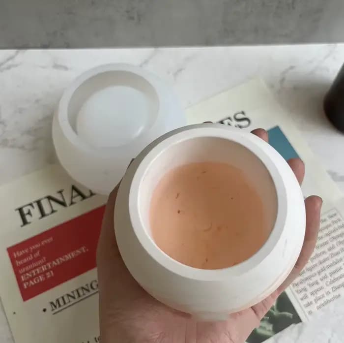 Moule de Pot de fleur en gypse rond de grande taille, bricolage, Pot de fleur succulente en béton, m