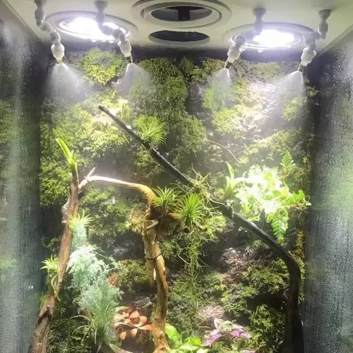 Système de brumisation de forêt tropicale, brumisateur de Reptile, Terrariums, humidificateur, pulvé