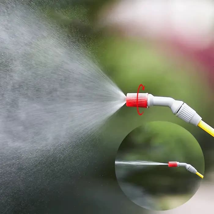 Buse de brumisation télescopique réglable en acier inoxydable, arroseur d'eau en plastique, pulvéris