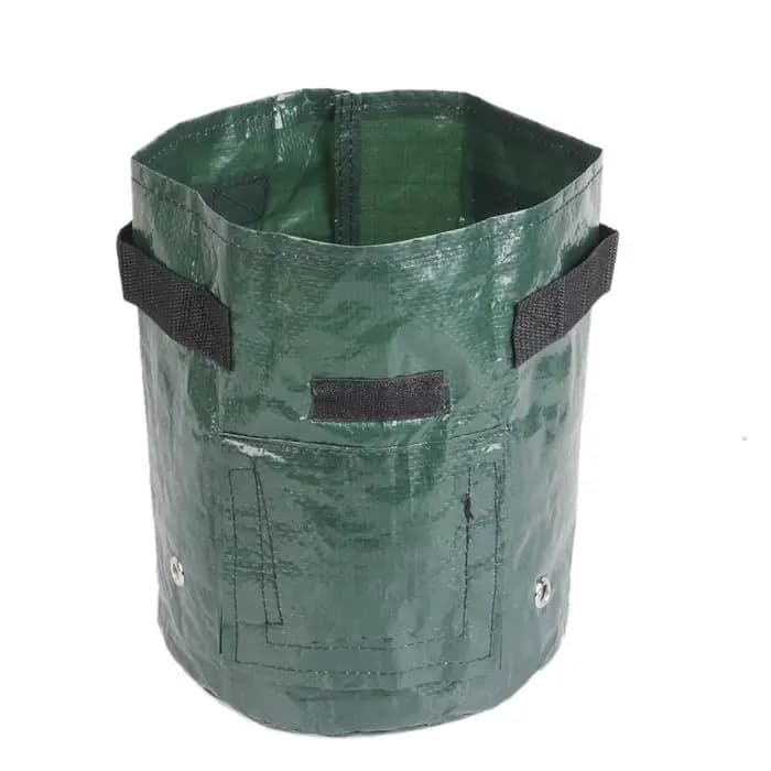 Lot de 3 sacs de culture pour pommes de terre, sacs de plantation verts de 7 gallons pour légumes, j