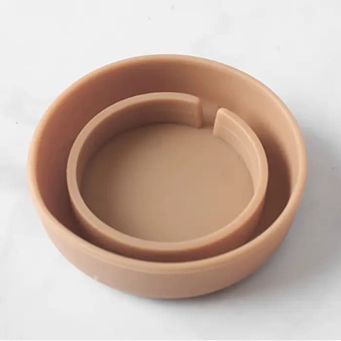 Pot de fleurs rond en plastique, stockage automatique à Absorption d'eau, Double couche, jardinière 