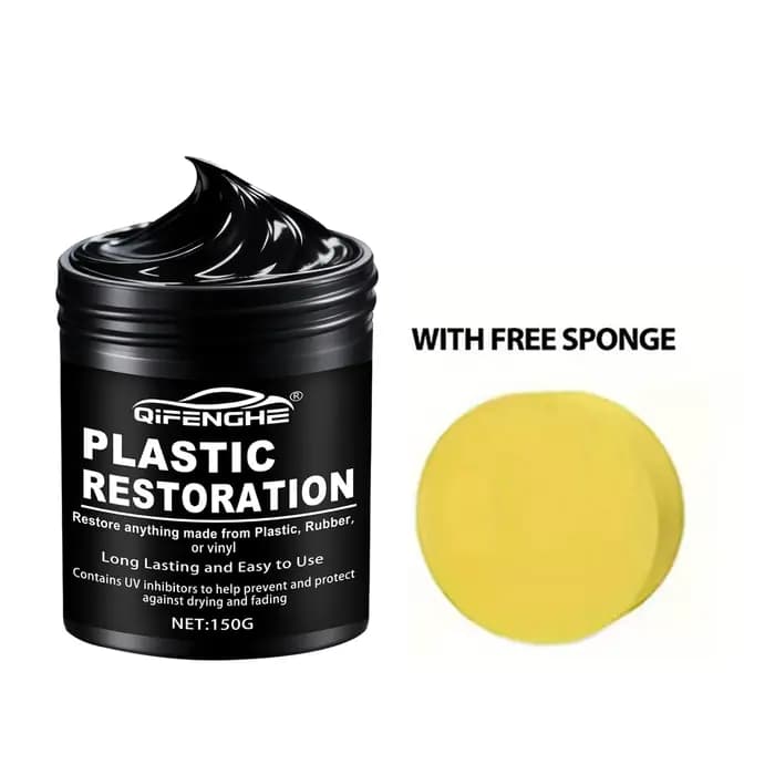 Pâte de polissage pour restauration du plastique de voiture, 150g, brillance et Protection des pneus