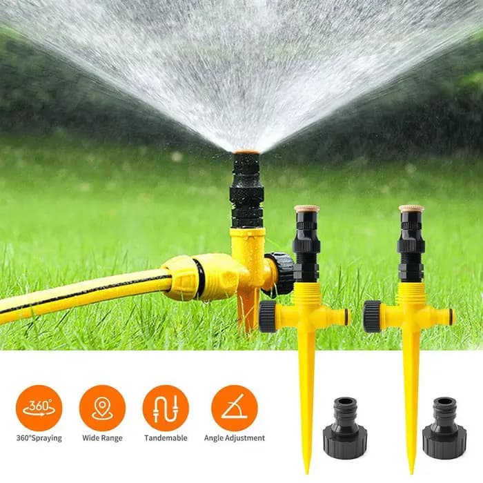 Système d'arrosage automatique pour jardin, Rotation à 360 °, Irrigation, Agriculture, pelouse, ferm