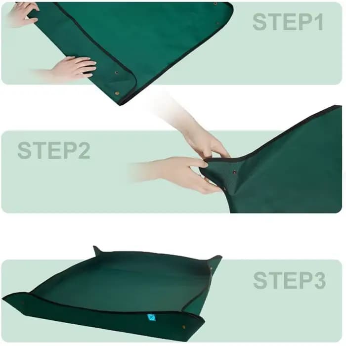 Tapis de plantation en tissu Oxford, imperméable, tapis de greffe de jardinage, pliable, pour plante