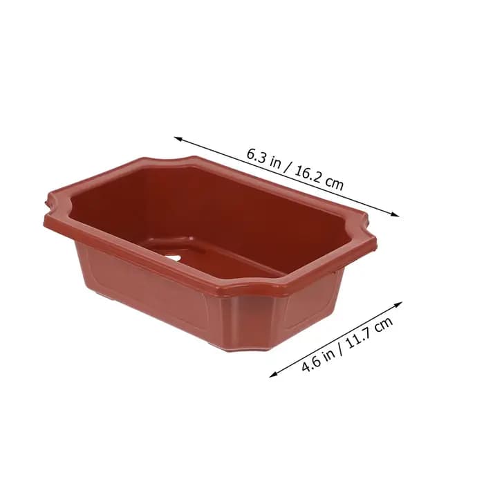 Pot de fleurs carré, 10 pièces, bonsaï de bureau en plein air, grandes plantes succulentes, plantati