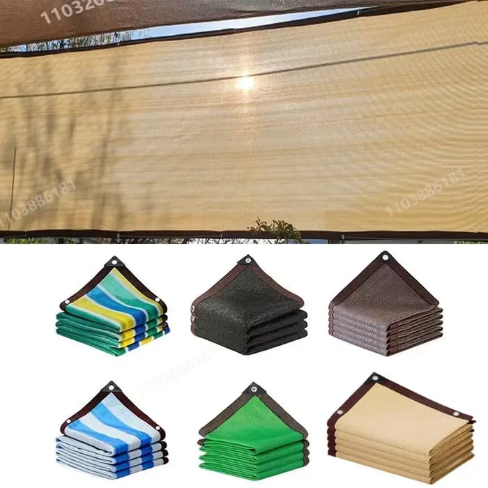 Filet pare-soleil, auvent pare-soleil en polyéthylène, filet pare-soleil pour jardin extérieur, file