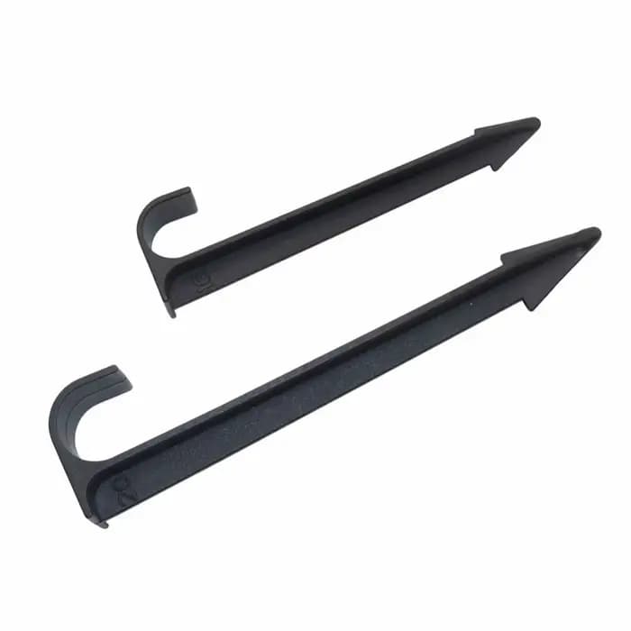 Tuyau en PE noir de type C, support de tuyau, prise de jardinage, nouveau, 16mm, 20mm, lot de 10 piè