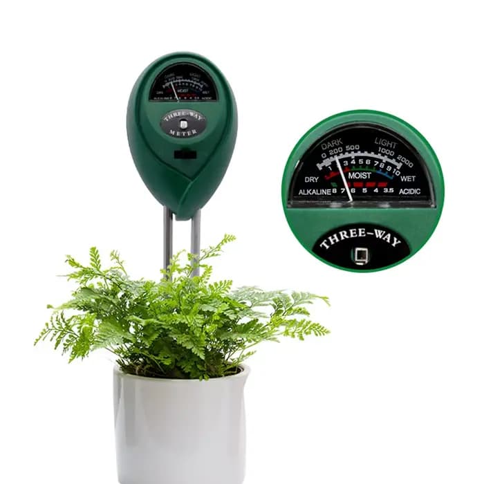 PH-mètre de jardin 3 en 1, testeur de PH du sol, fleurs de jardin, capteur d'humidité du sol, détect