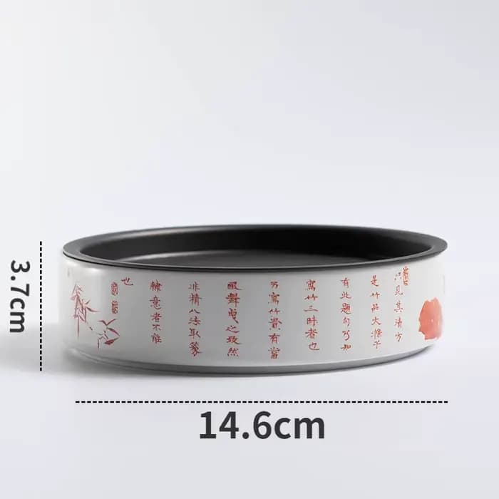 Porte-Pot avec couvercle en étain, rangement de l'eau en céramique, brassage à sec, petit plateau à 