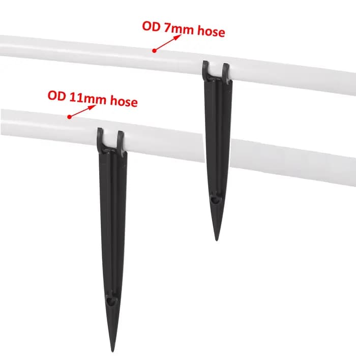 Piquets de Support d'irrigation goutte à goutte pour tuyau d'arrosage, 4/7Mm 8/11Mm, Support fixe, g