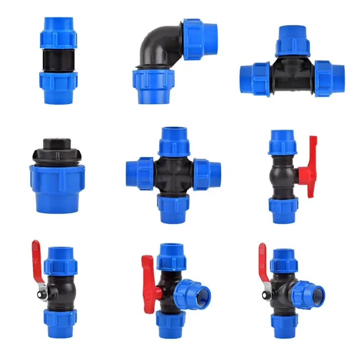 Séparateur d'eau du robinet en PVC PE, 20/25/32/40/50mm, connecteur de Valve en plastique, tuyau d'i