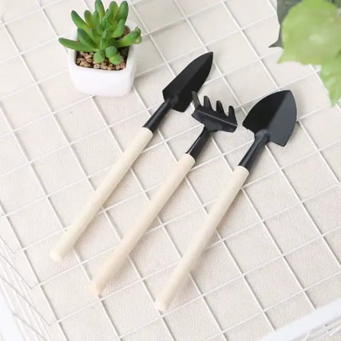 Outil de bonsaï en Pot pour plantes, Kit de jardinage, pelle, Pot de fleur, Mini râteau à pelle, man