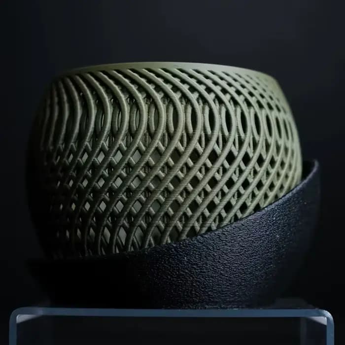 Pot de fleurs imprimé en 3D, pot d'orchidée, pot de fleurs polygonal pour plantes succulentes, art m