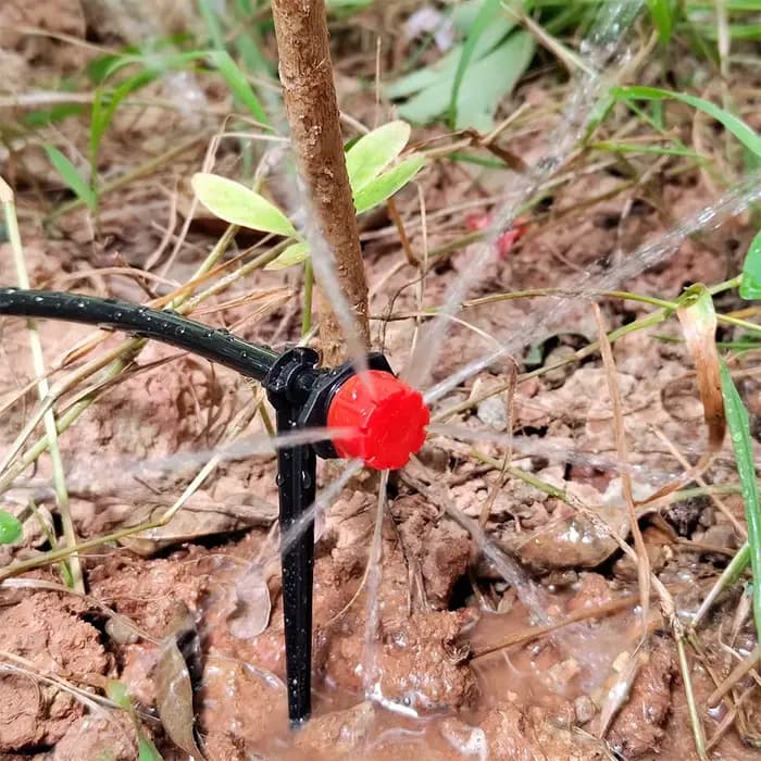 Micro système d'irrigation goutte-à-goutte Portable 20M, arrosage automatique avec goutteurs réglabl