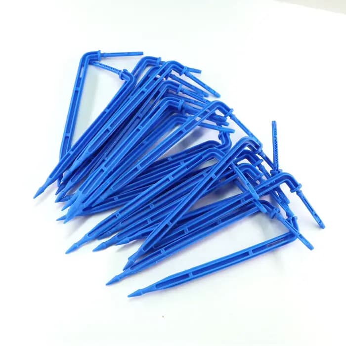 Flèche de courbure de tuyau de jardin 3/5mm, 1/8 en effet, bleu, émetteur de goutte à goutte, arrose