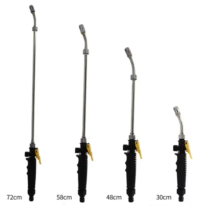 Pistolet à eau haute pression en métal, 30-72cm, jet, laveuse de jardin, tuyau, baguette, buse, pulv