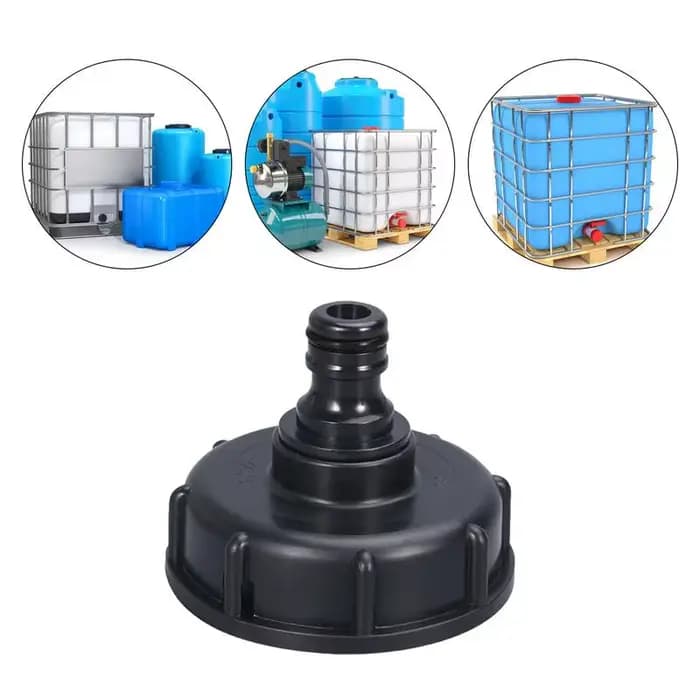 Adaptateur de Valve de réservoir IBC, connecteur à filetage mâle de 1/2 et 3/4 pouces, pièces de rac