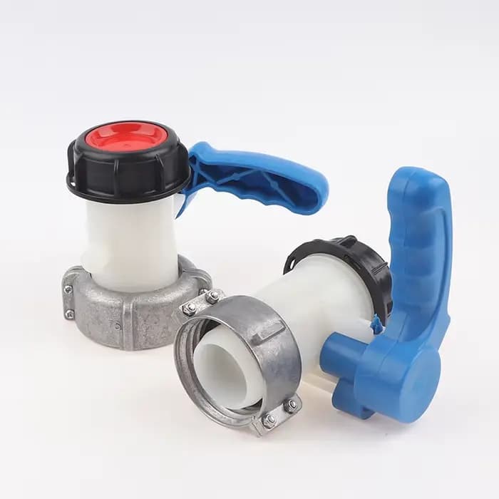 Adaptateur de vanne papillon pour citerne IBC 62mm 75mm 1000L, en alliage d'aluminium, pour irrigati