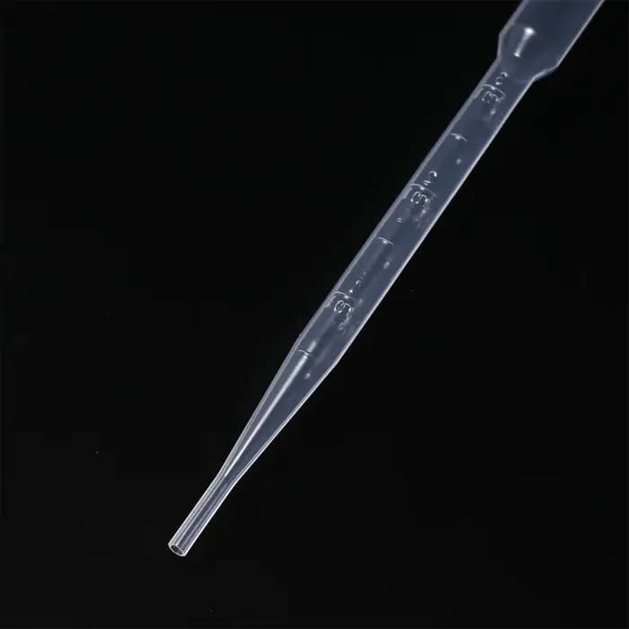 Pipette en plastique pour plantation de jardin, récipient gradué jetable de 0.2/0.5/1/2/3/5 /10ML, c