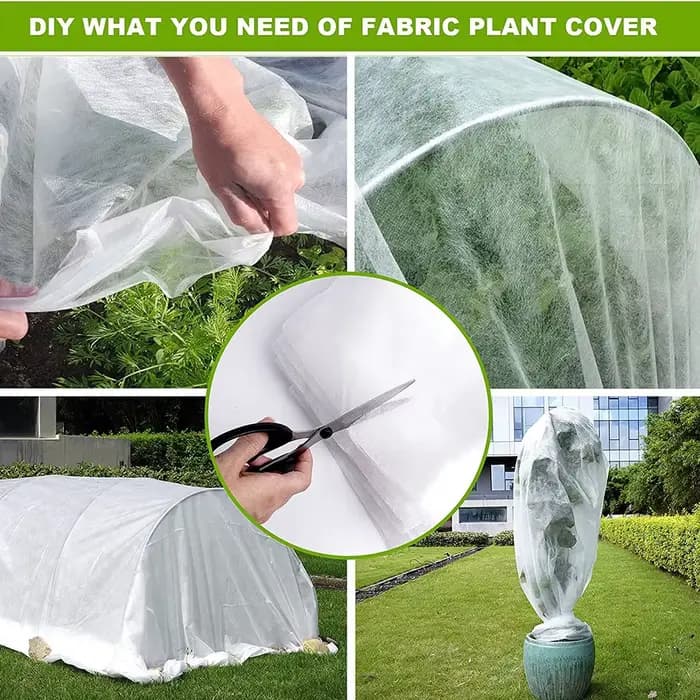 Juste de protection des plantes d'hiver pour jardin, couvertures en tissu non tissé, couvertures de 