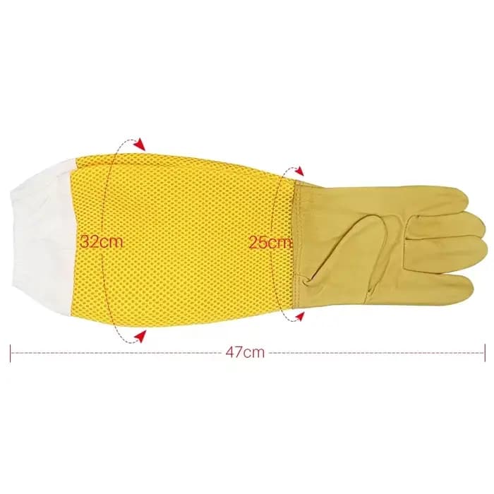 Manchons de protection professionnels pour apiculteur, gants ventilés, anti-équation pour l'apicultu