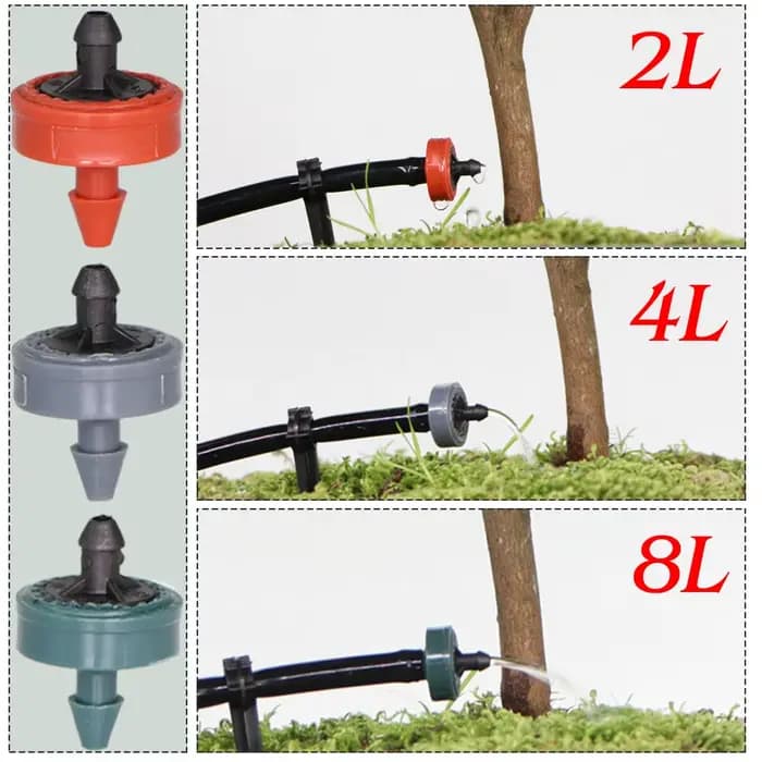 Goutteur compensé à pression automatique, jardin agricole, d'argile goutte à goutte pour pelouse, ém