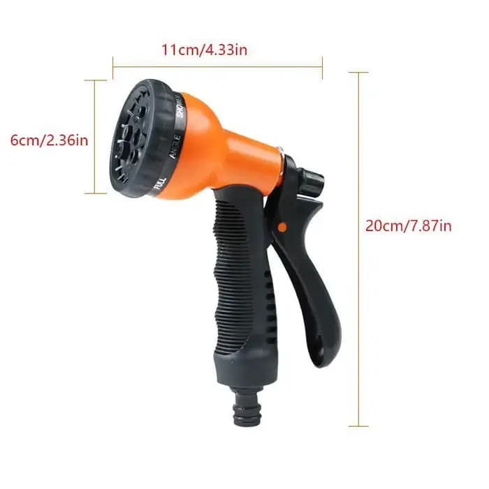 Pistolet de lavage haute pression réglable pour tuyau d'arrosage, nettoyeur de jardin, pistolet de p
