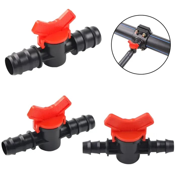 1 pièce Robinet d'arrêt à bille 16mm 20mm 25mm, Raccord de raccordement pour tuyau PE PN4, Tuyau d'i