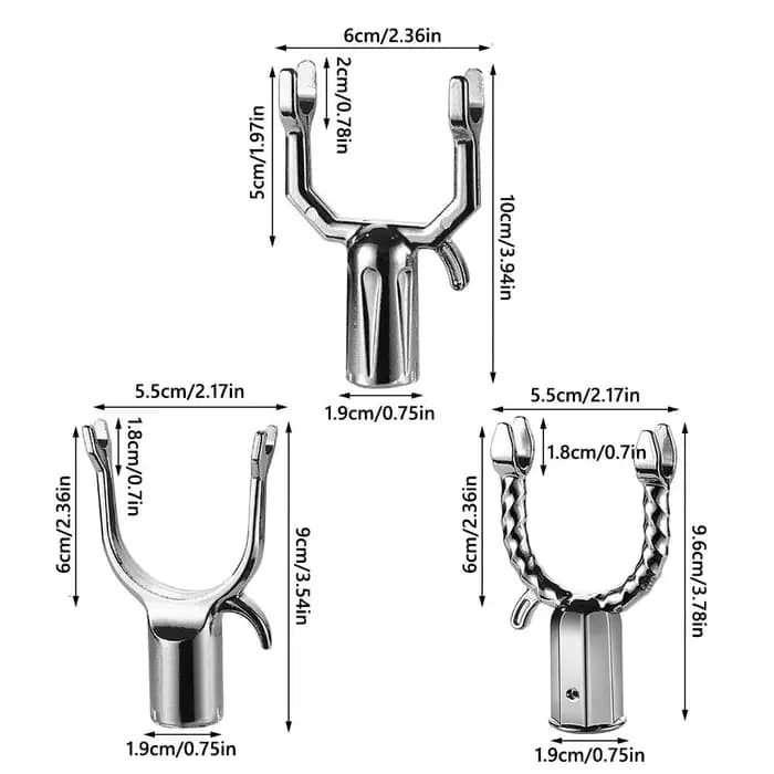 Supports de Branches d'arbre en alliage d'aluminium, tuyau de 19mm, béquille multifonctionnelle pour