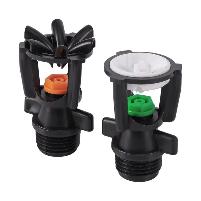 Arroseurs rotatifs à filetage mâle 1/2 ", arroseur d'eau d'irrigation pour pelouse 360 °   Système d