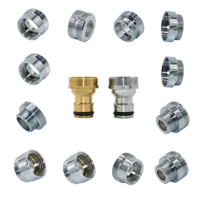 Coupleur de robinet d'eau M16 M18 M20 M22 M24 M28, connecteur fileté pour barboteur, accessoires de 